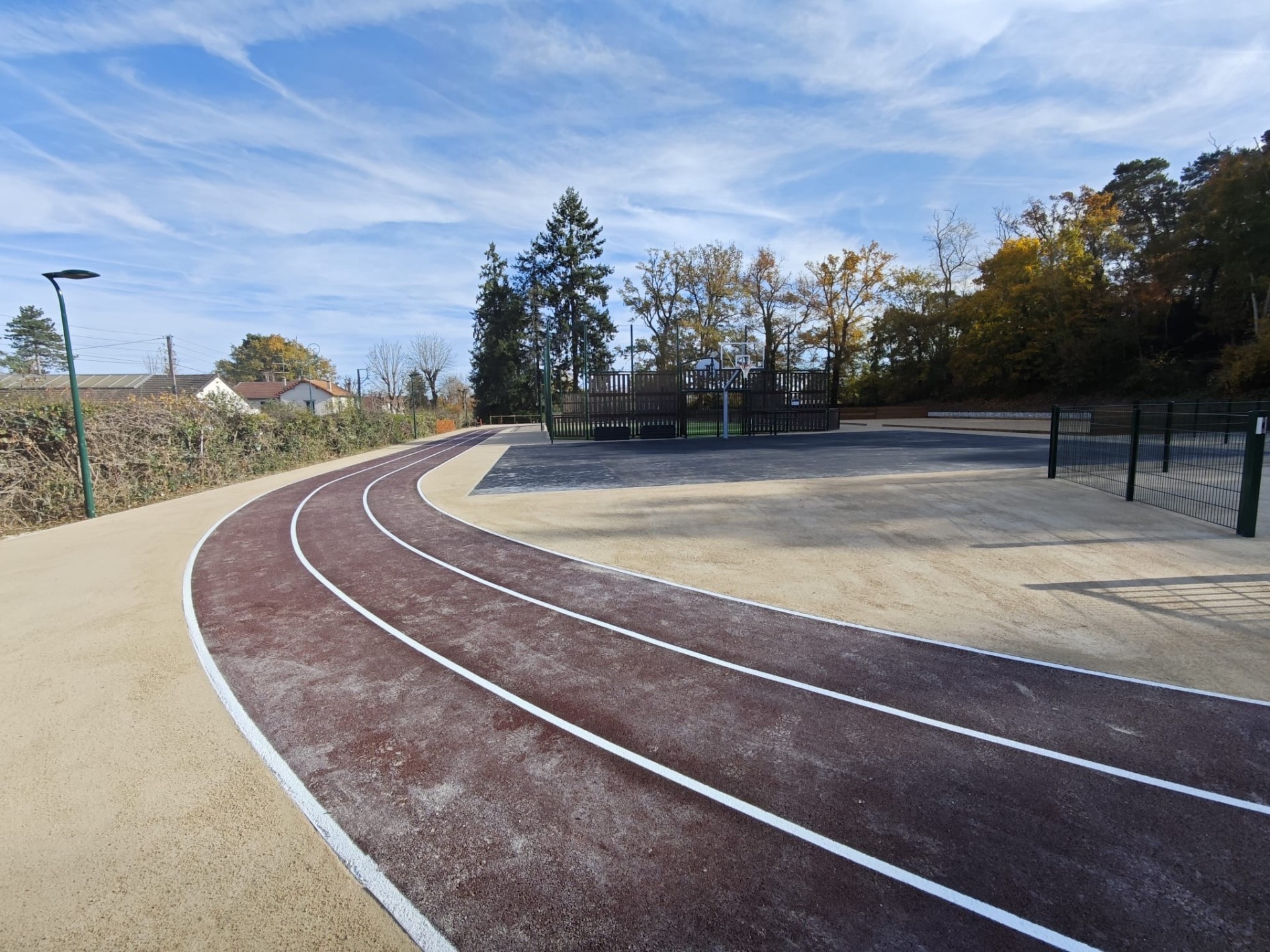 Aménagement d'un plateau sportif