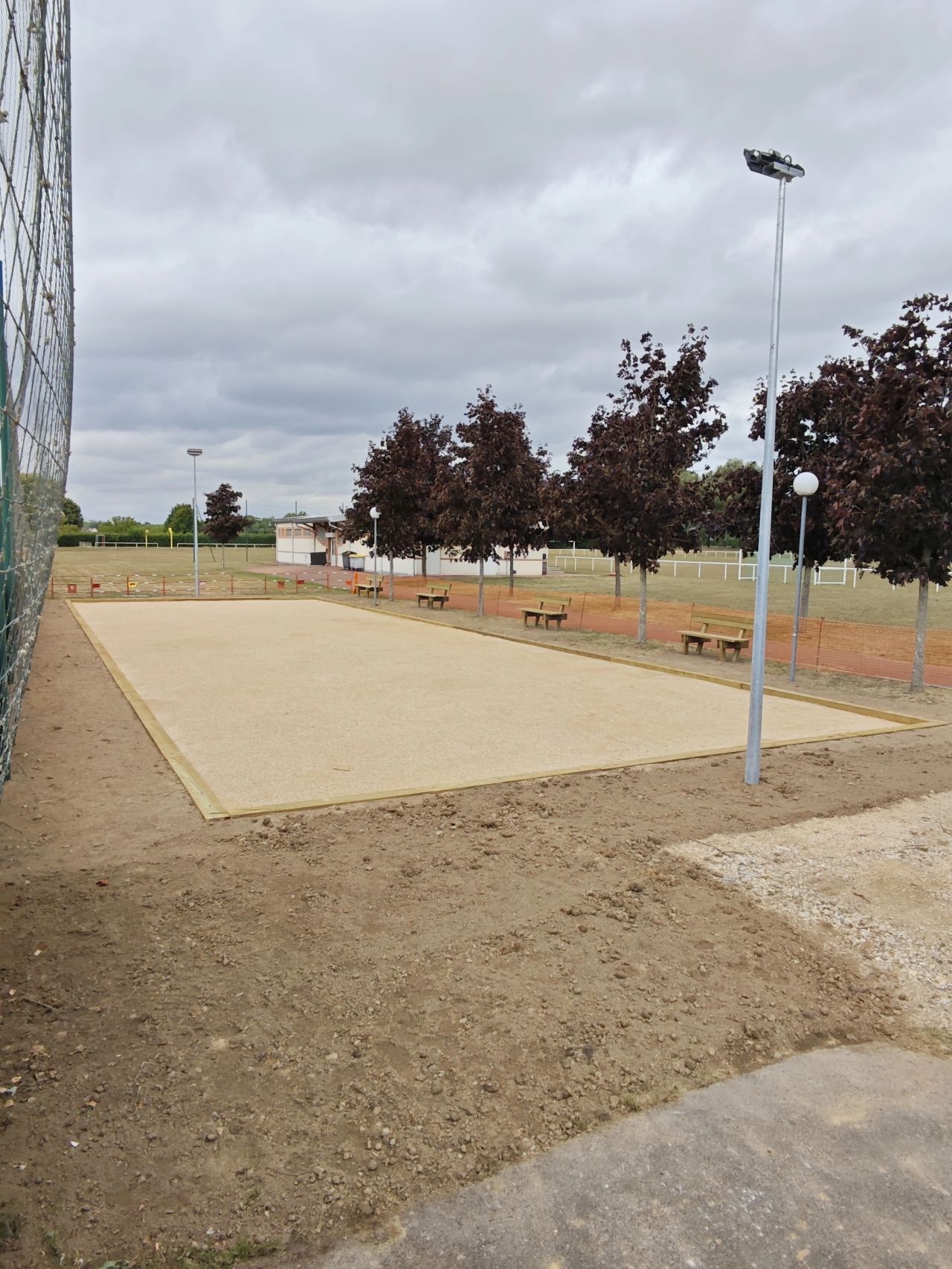 Création d'un terrain de pétanque